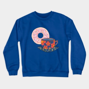 COFFEE And Donuts Crewneck Sweatshirt